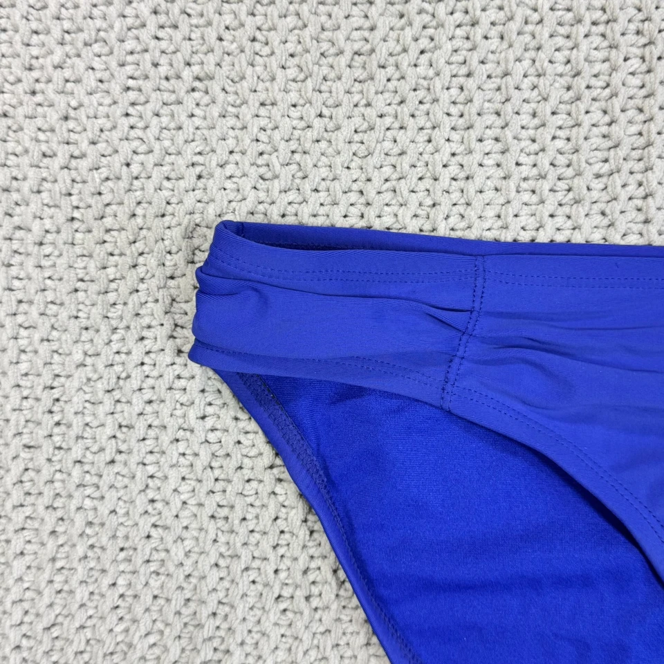 Parte inferior de bikini Converse Y2K talla grande descarado azul real traje de baño acanalado ropa de resort Foto 4 de 4