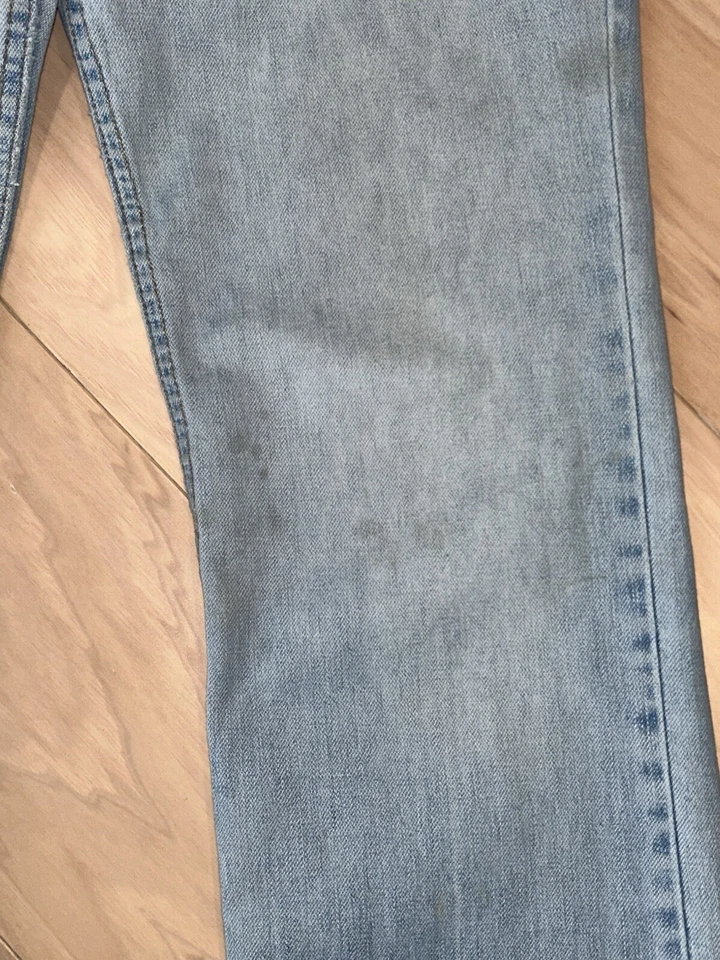 Pantalones de mezclilla azul acampanados vintage Levi's Silvertab para mujer 28x29 Foto 3 de 4