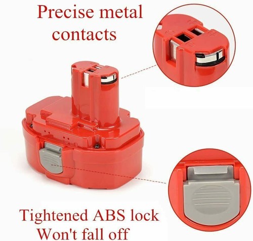 1- 4 X for Makita 18V 4.8Ah Ni-Mh Battery 1822 1834 1823 1833 1835 PA18 192826-5 - Picture 4 of 19
