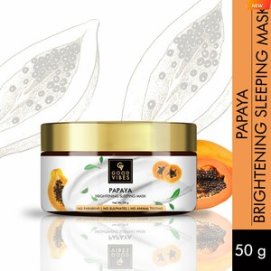 good vibes papaya brightening face wash