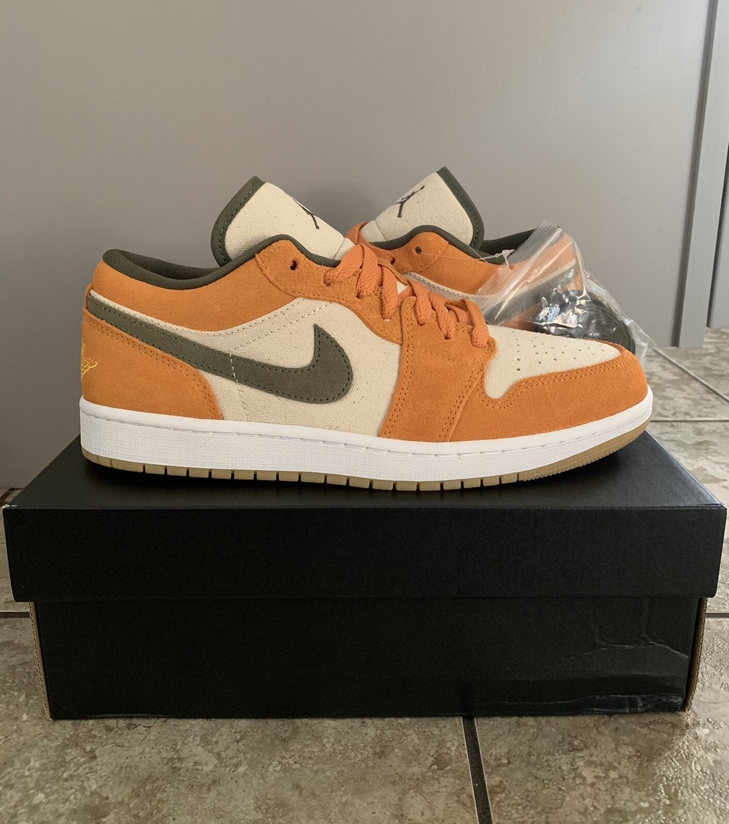 29㎝AirJordan1 LowLightCurry/MediumOlive Jordan 1 Low SE 'Light Curry' - Air Jordan - DH6931 102