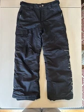 Columbia Kids Bugaboo Black Omni-Tech Insulated Snow Ski Pants Size Medium 10-12