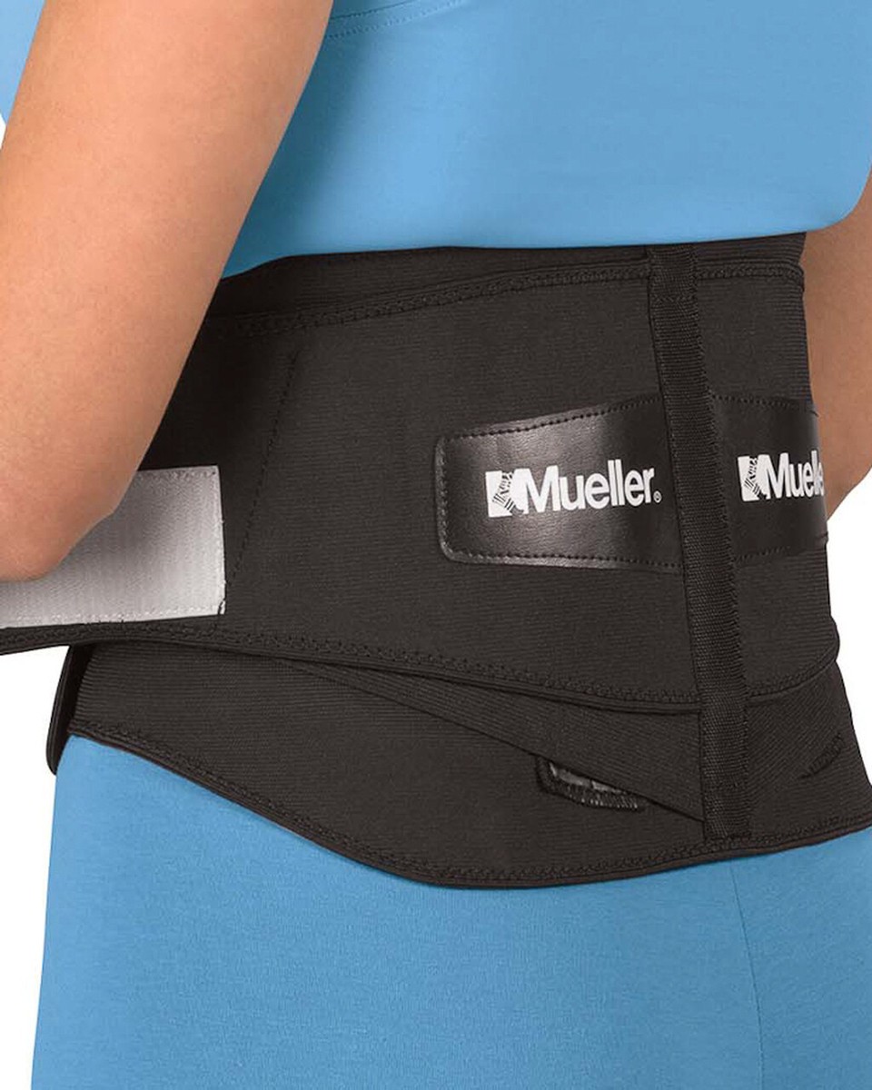 Fascia Lombare Mueller Con Imbottitura Rimovibile – Supporto Per Schiena, Nero, Taglia Unica (vita 28-50) - 5