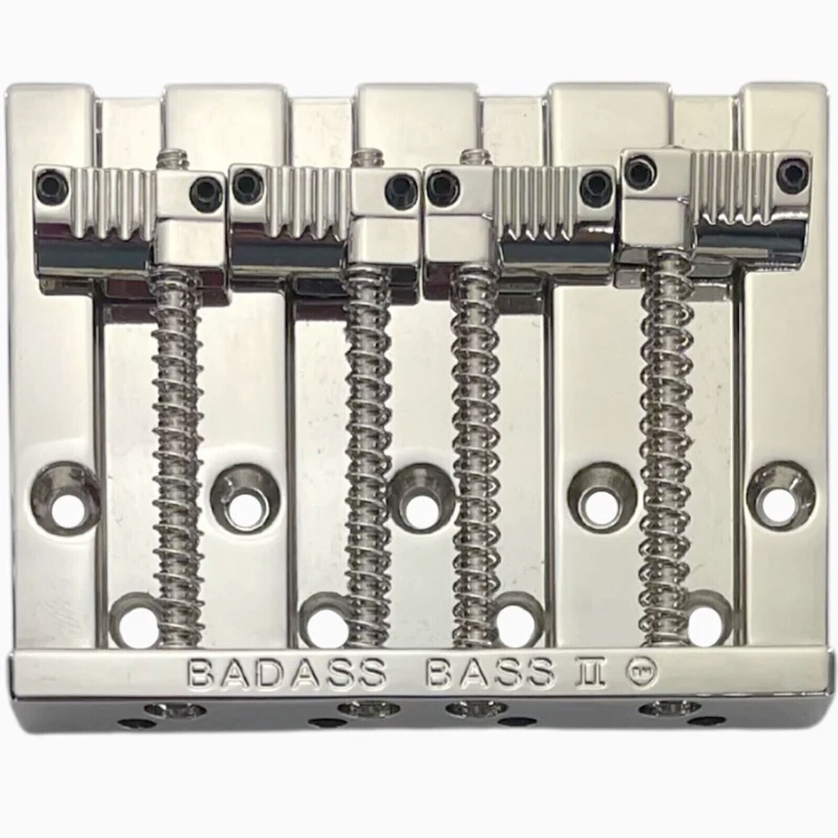 NEW Leo Quan® Badass II™ 4-String Bass Bridge - Grooved Saddles