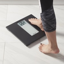 Taylor Digital 400LB Capacity Black/Grey Bathroom Scale- Brand New - Open Box.