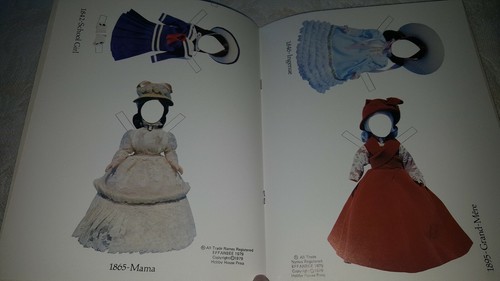 Vintage 1979 EFFANBEE Storybook Gigi Currier and Ives UNCUT 3 Paper Doll Books - Bild 12 von 12