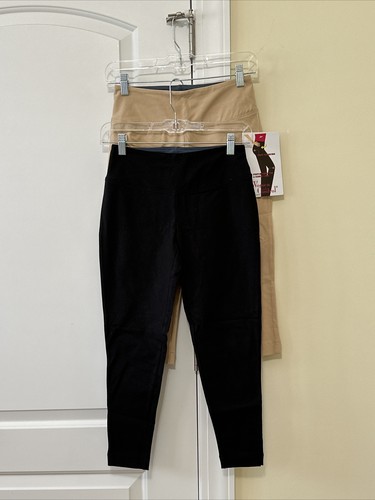 Women with Control S/2 Tummy Control Legging&Capri Pants Sand/Blk PXXS A397354