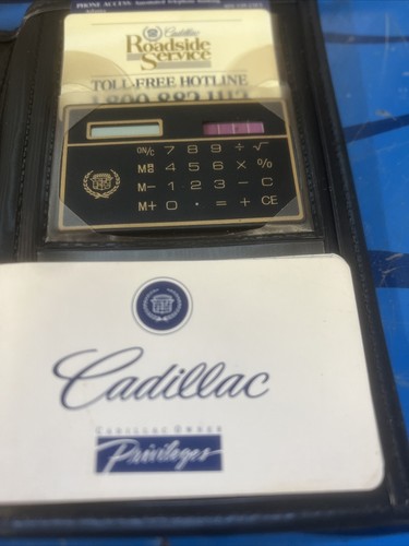1994 Cadillac Concours Owner’s Manual OEM W/ Trifold Case Calculator Pen+ Extras - Picture 5 of 9