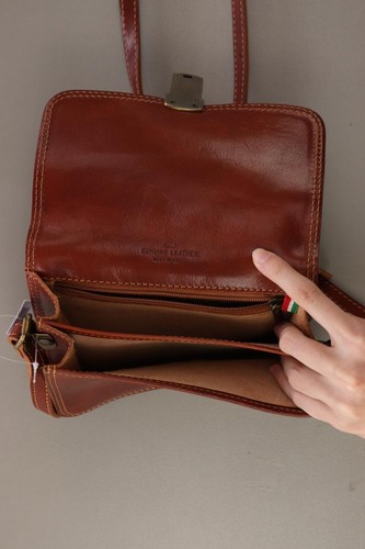 ⭐ Second Life Fashion borsa per le signore marrone di pelle ⭐ - Picture 3 of 6