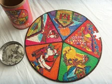 vintage 1965 Springbok tube puzzle Night Before Christmas