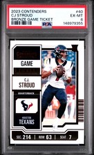2023 PANINI CONTENDERS BRONZE GAME TICKET #40 CJ STROUD ROOKIE RC PSA 6