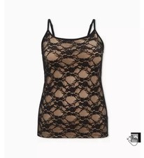 Torrid Plus Size 4 - Lace And Nude Foxy Scoop Neck Cami