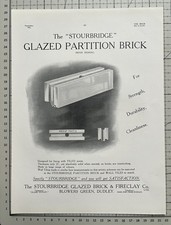 Stourbridge Glazed Brick & Fireclay Co - Dudley - 1932 Press Cutting 550