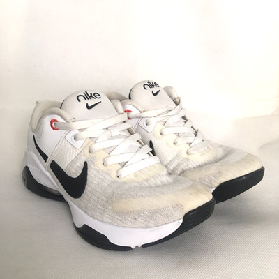 Nike Air Zoom Shoes Womens Size 7.5 White Athletic Lace Up Running Sneakers