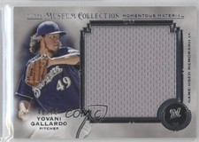 2013 Museum Collection Momentous Material Jumbo Relics 48/50 Yovani Gallardo 4p7