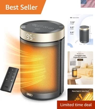 Fast Heating Indoor Space Heater – Adjustable Temperatures & Overheat Protection