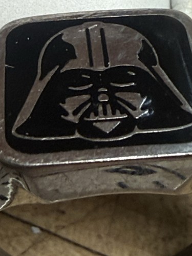Mens Size 10 Star Wars Ring, Stainless Steel, Darth Vader Lucas Films - Picture 2 of 7