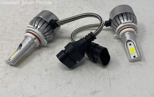 LED Headlight C6 All In One Wired Silver Black 36W 3800LM Car Bulbs