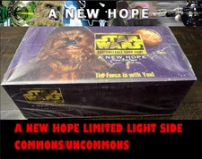 Star Wars CCG Light Side LS ANH A New Hope BB Limited Commons and Uncommons