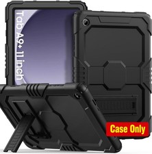 Rugged Heavy Duty Case for 11" Samsung Galaxy Tab A9 / A9 Plus 2023, Black