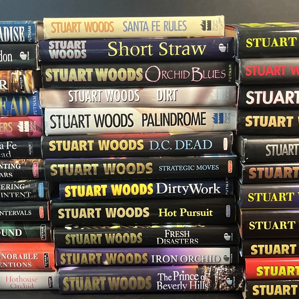 35 Stuart Woods Hardcover Book Huge Lot Mystery & Thriller Fiction Collection HC - Image 3 of 4