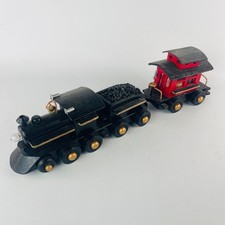 Wood Coal Train Locomotive 16 Long; 2 piece