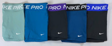 Women's Nike Pro CZ9857 Dri-Fit 3" Mid Rise Solid Plain Compression Shorts