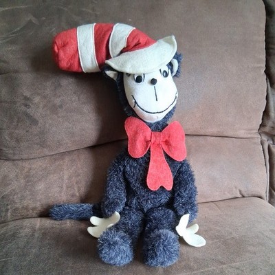 Vintage Cuddle Toys Douglas Cat in the Hat Plush Dr Seuss 24'' Tall 1970s EUC