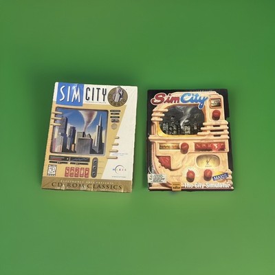 SimCity Classic PC Game Big Box maxis Tornado  Factory Sealed City Simulator