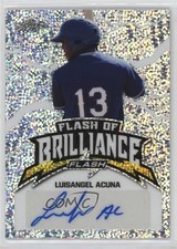 2020 Leaf Flash of Brilliance Luisangel Acuna #FB-LA1 Auto 06tg