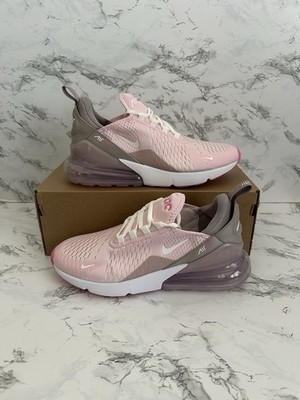Nike Air Max 270 Pink Foam Platinum Violet GS Shoes Women s Size 8.5/ Size 7Y
