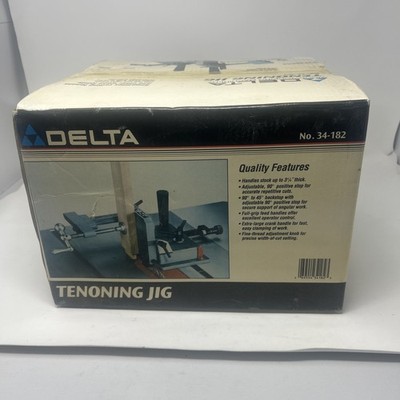 Delta Tenoning Jig Model 34-182 new box has shelf wear/damage