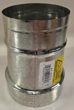 (1) NEW Master Flow 5 in. to 4 in. Round Reducer Duct System AC HVAC Galvanized