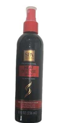 SPA Luxury Heat Defense Spray 8 fl oz Keratin Argan Oil All Hair Types