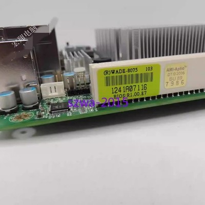 1pcs Used Swisson WADE-8075 BIOS:R1.00.E7 *wq