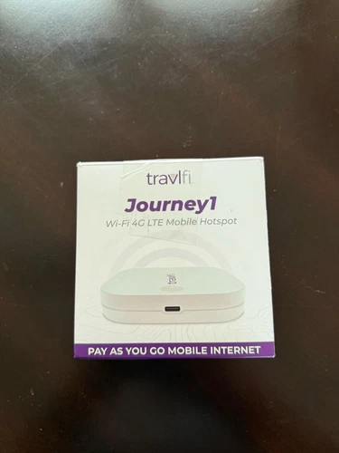 -Open Box- Travlfi Journey 1 Wi-Fi LTE Mobile Hotspot 700-0101 Internet