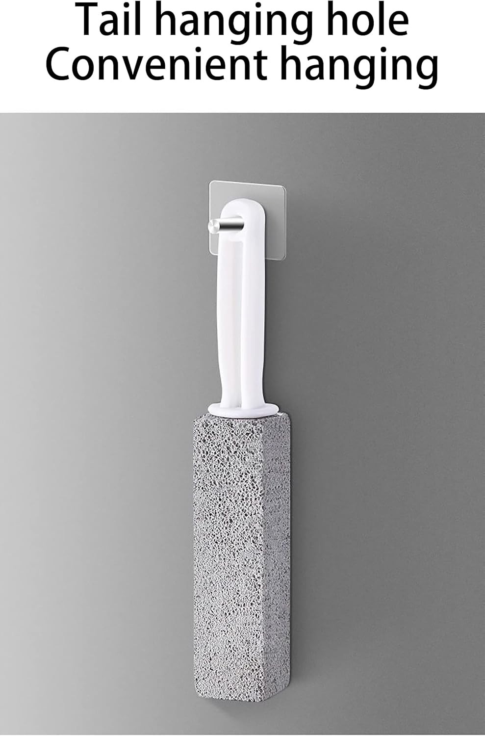 Pumice Cleaning Stone with Handle Toilet Bowl Cleaner Hard Water Ring Remove...