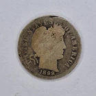1898-S Barber Dime 10C Silver Coin Circulated Free Shipping #SA21