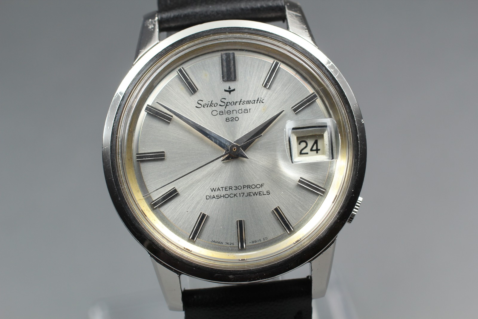 Serviced 1965 [Exc+5] Seiko Sportsmatic 7625-8961 Calendar Auto 37mm Men's Watch