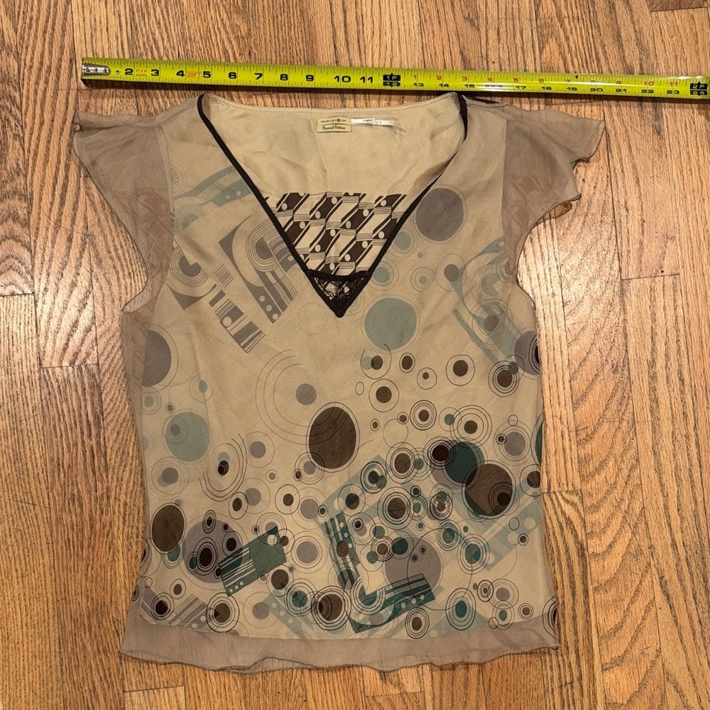 Max Studio Abstract Patterned Blouse - image 3