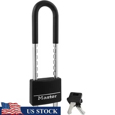 Indoor Outdoor Key Lock Padlock Security Durable Shackle Storage Lock 2 Keys New