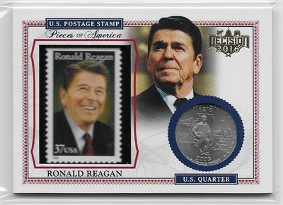 Decision 2016 Series 1 or Series 2 Pieces of America Quarter & Stamp Card - Pick