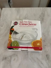Norpro Heavy Duty Glass Citrus Juicer 5207 - NEW - READ BELOW