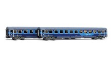RIVAROSSI H0 HR4408 Personenwagen-Set InterCity notte, FS, 2 Wagen, Ep.VI, OVP