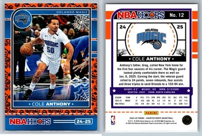 2024-25 Panini NBA Haunted Hoops ORANGE PUMPKIN Parallels #1-200