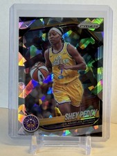 SHEY PEDDY 2025 WNBA Panini Prizm Silver Cracked Ice #136 Los Angeles Sparks
