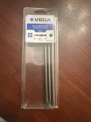 Vega Phillips #3 Power Bit - 3 Pieces 
