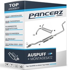 Auspuffanlage für CITROEN C1 II & PEUGEOT 108 & TOYOTA AYGO 1.2 ab 04.2014