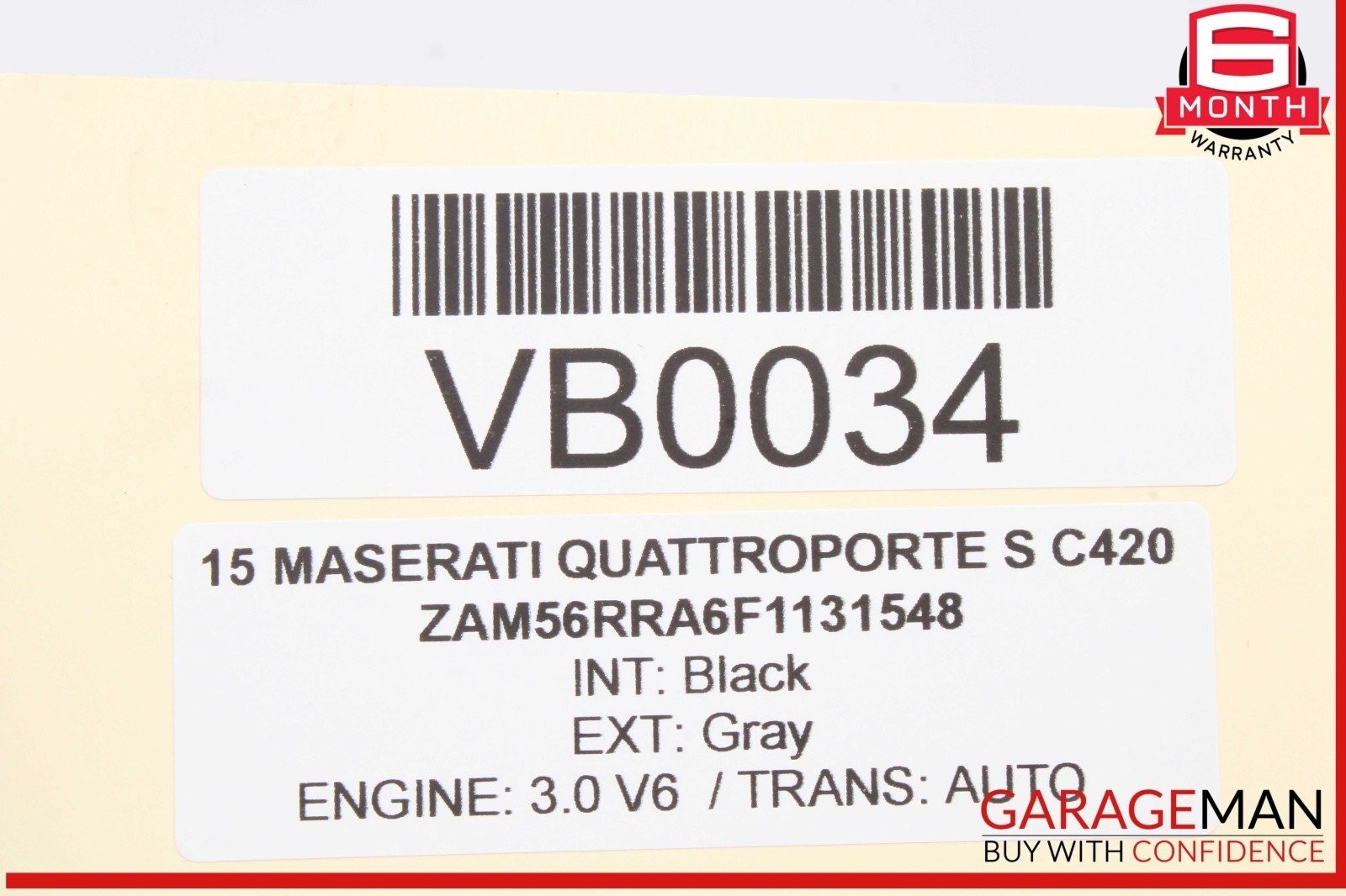 Maserati Quattroporte 2014-2020 REAR+RIGHT+INNER Tail light