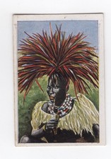 Cigarette Card c1930 Swazi native South Africa